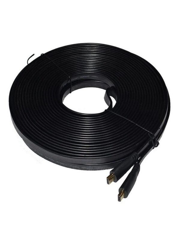 Flat HDMI Cable 25meter Black