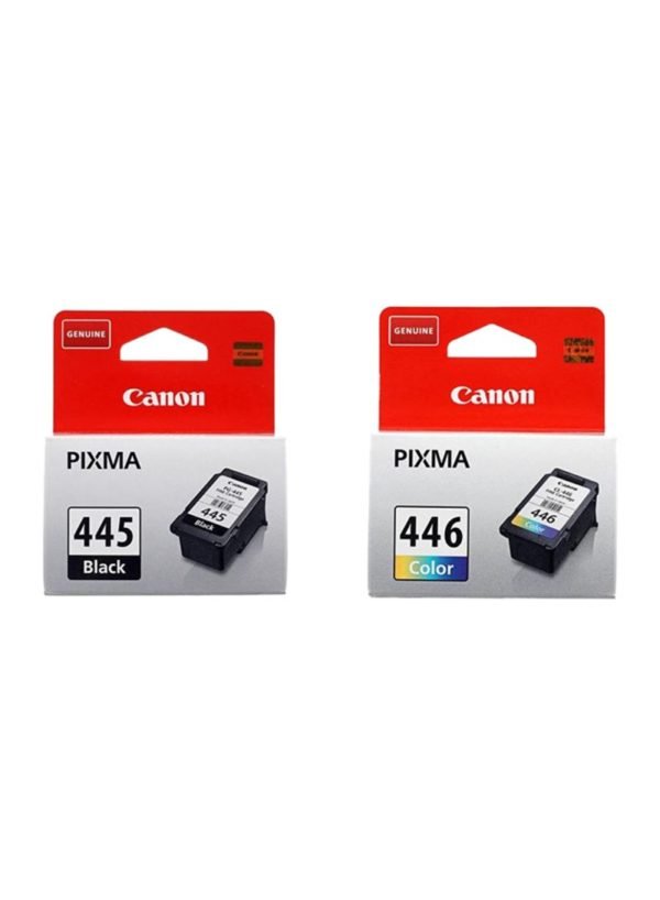 Pack Of 2 445/446 Pixma Ink Cartridge Set black