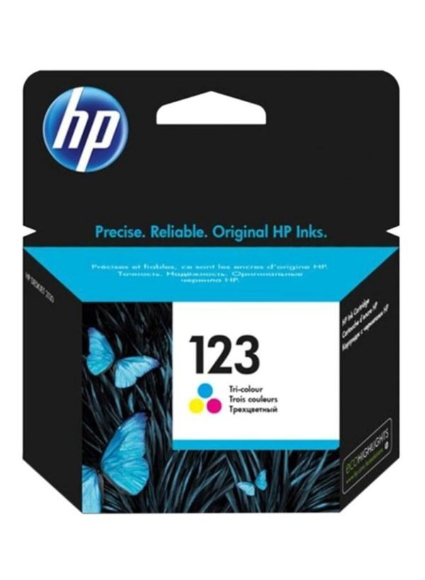 HP 123 Tri-Color Original Ink Cartridge