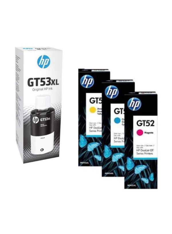 HP GT53XL/GT52 4-Piece High Yield Ink Multicolour