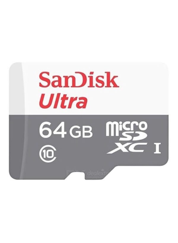 SanDisk Ultra Micro SDXC Memory Card 64GB White/Grey