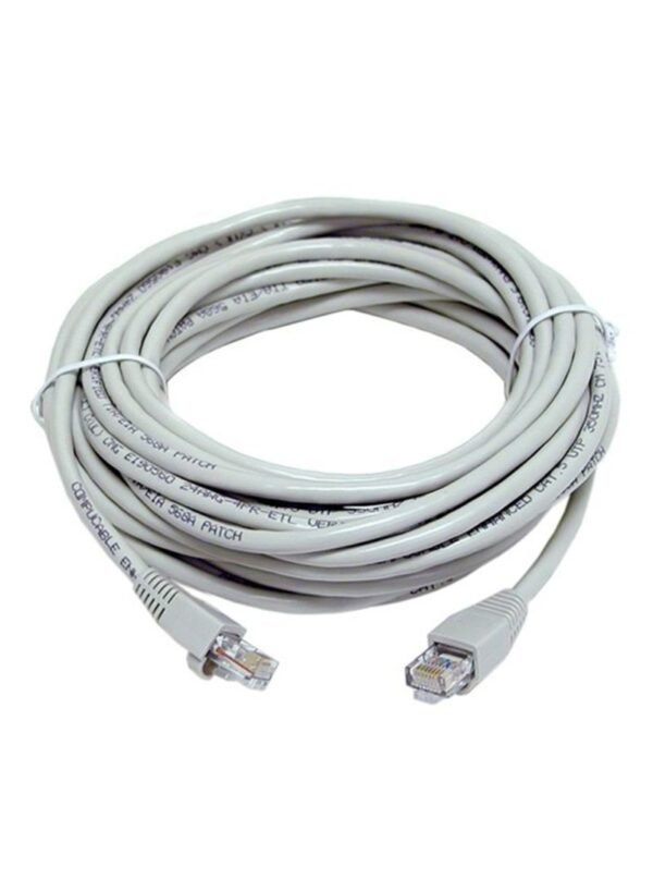 Cat 6 Rj45 Connectors Networking Cable 10meter Grey