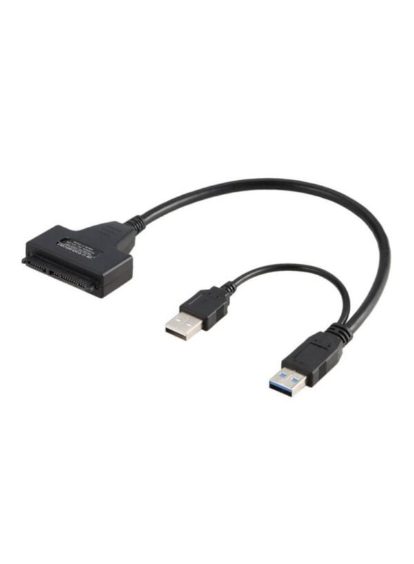 USB 3.0 To SATA Adapter Cable Black