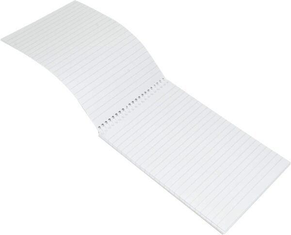 Tower Shorthand Book, Top Spiral Binding, Size 205x127mm, 70 Sheets Per Pad, 8mm Single Line Ruling, Packet of 12 Pieces - Image 3