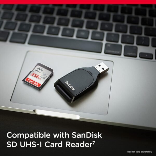 SanDisk 256GB Ultra UHS I SD Card 150MB/s for DSLR and Mirrorless Cameras - Image 2